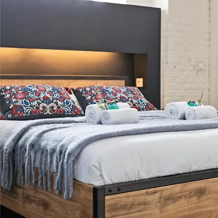 Industrial Loft Near The Center Of شقة